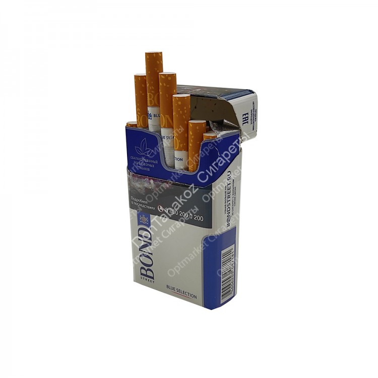 Сигареты BOND Blue King Size оптом купить от 51 руб. без предоплаты со склада в Москве | От одного блока | DONTABAKOZ